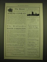 1924 Doubleday, Page &amp; Co. Ad - The Rover by Joseph Conrad - £14.77 GBP