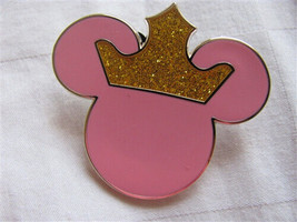 Disney Trading Pins 48111: Mickey Mouse Icon - Pink with Crown - $9.50