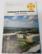 Cerromar Beach Hotel Brochure 1978 North Golf Course Dorado Beach Photos Map - £14.91 GBP
