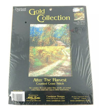 Candamar Designs Counted Cross Stitch Kit After the Harvest Gold Collection - $28.45
