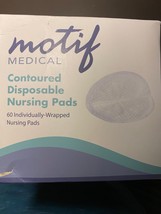 Motif Medical Contoured Disposable Nursing Pads 60 Individually wrapped ... - £9.72 GBP