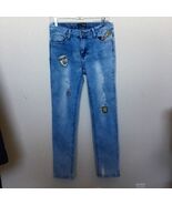 Hype destroy embroiled jeans “New York patches&quot; Size 5 skinny jeans - €15,36 EUR