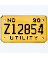 1990 United States North Dakota Utility Special License Plate Z12854 - $20.35 CAD