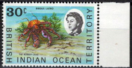 ZAYIX British Indian Ocean Territory 21 MNH Robber Crab Marine Life 071423S23M - £3.38 GBP