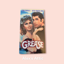 Grease VHS Movie 1990 Full Screen Edition Tape John Travolta Olivia Newton-John - £7.81 GBP