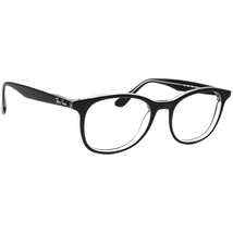 Ray-Ban Eyeglasses RB 5356 2034 Black on Clear Rounded Square Frame 52[]19 145 - £81.21 GBP