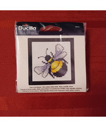 Bucilla Mini Counted Cross Stitch Kit 3&quot; Frame (14 Count) BUMBLEBEE - $6.76 CAD