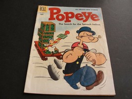POPEYE-The Search for the Spinach Icebox Vol.1 #37-Dell-1956 10 cent Comic Book. - £26.46 GBP