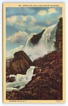 Postcard Bridal Veil Falls Cave Winds Niagara Falls New York NY - £2.89 GBP