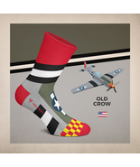 Heel Tread - P51 Mustang Old Crow Socks - (7½-11½) US (8-12) Made in Por... - €17,18 EUR
