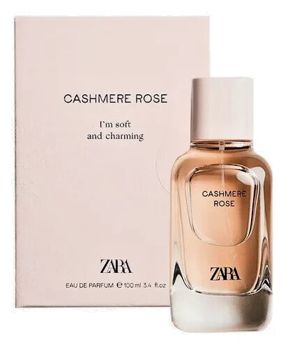 Zara Cashmere Rose 100ml - 3.4 Oz Women Eau De Parfum EDP Fragrance New Sealed