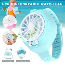 Mini Watch Fan Handheld fan Student Creative Small Wrist Mute Summer Fan - £23.11 GBP