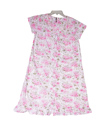 Women&#39;s Pink Floral Bath Rode Size Small Short Sleeve - $26.66 CAD