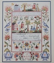 The Wisdom Sampler X Stitch Kit Elsa Williams Floral Bird Farmhouse Coun... - £62.87 GBP