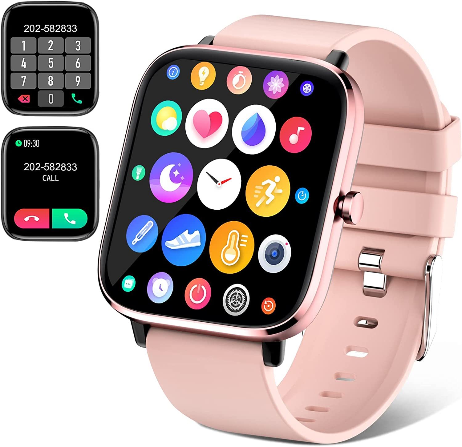 Choiknbo Smart Watch for Women 1.7&#39;&#39; Full Touch Screen Call Answer/Dial ... - $59.36