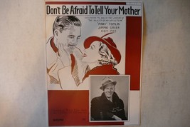 Don&#39;t Be Afraid To Tell Your Mother, 1935, &quot;Pinky&quot; Tomlin, Coy Poe, Jimmie Grier - £10.09 GBP