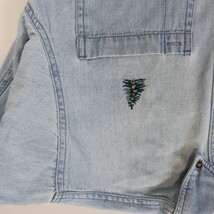 Vintage Faded Glory FGM46F01 Mens Small Blue Denim Shirt Long Sleeve Button-Down image 6