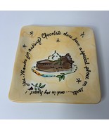 Julia Junkin Certified International Ceramic Chocolate Cake Dessert Plate - $6.57