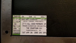 IT&#39;S ALL GOOD TRANS-SIBERIAN - APR 30, 2005 FARMINGDALE, NY CONCERT TICK... - $10.00