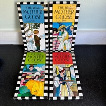 Real Mother Goose Husky Books Blue Yellow Red Green Lot 1-4 Vintage Hard... - $16.82
