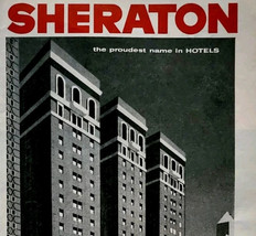 1961 Sheraton Hotels Pittsburgh Advertisement Toronto Albany Montreal DW... - $27.41 CAD