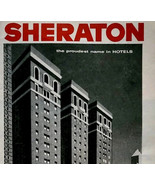 1961 Sheraton Hotels Pittsburgh Advertisement Toronto Albany Montreal DW... - $27.41 CAD