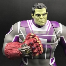2019 Hasbro Marvel Avengers Endgame: Power Punch Hulk Action Figure Working 13&quot; - £9.71 GBP