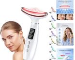 Rechargeable Red Light Facial Sculptor with Heat &amp; Vibration for Glowing... - $98.95