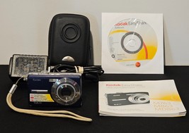 KODAK M763 7.2MP Digital Camera - Blue - w/ Charger, Case, Software CD, &amp; Manual - £45.67 GBP