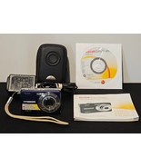 KODAK M763 7.2MP Digital Camera - Blue - w/ Charger, Case, Software CD, ... - £45.37 GBP