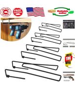 Double Row Pistol Rack - Safe-Handgun Hanger for 8 Guns, Space-Saving De... - $69.92 CAD