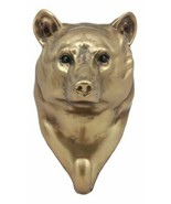 Rustic Bronzed Grizzly Bear Wall Hook Hanger 7.25&quot; Tall for Light Duty W... - $35.62 CAD