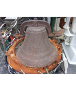 Antique Cast Iron plantation Dinner Bell with up right yoke, NO. C  RARE - $787.05