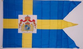 3X5 Ft Sweden Royal Standard Swedish Tail Flag - £3.83 GBP