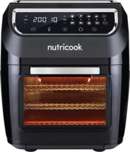 NutriCook, Smart Air Fryer Oven, 1800W, 12L, Black // Free Shipping  - £359.71 GBP
