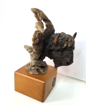 Buffalo Sculpture Mill Creek Studios Small Buffalo Standing Firm Stephen... - $39.55