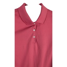Womens Pink Golf Polo Shirt Adidas Short Sleeve Medium Climalite Soccer ... - $480.74 MXN