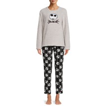 Nightmare Before Christmas Women&#39;s Sleepwear 2PC Plush Pajama Set M (8-10) - £23.72 GBP