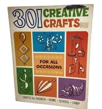 Vintage 301 Creative Crafts for All Occasions For Church-Home School-Camp. 1969 - £5.36 GBP