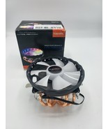 Tishric Snow Dragon Colorful Edition RGB PWM 4Pin Heatsink CPU Cooler Fan - $39.59