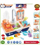 Complete Kids Cooking Set: Play Sink with Steam, Fruits, and Kitchen Acc... - $1,162.99 MXN