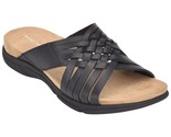 Easy Spirit Wmn Cross Strap Woven Slide Sandal Meadow Size US 7.5M Black... - £28.42 GBP