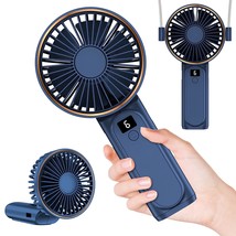 Mini Handheld Fan, [2022 Upgrade] Portable Personal Fan With Lanyard, 6 Speeds A - £19.11 GBP