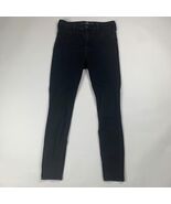 Hollister California Womens Mid Rise Jeans Size 7R W28 L28 Black Dark Wash - $17.47 CAD