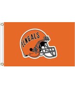 Cincinnati Bengals Football Flag 3X5 Ft Polyester Banner USA 90x150cm - $367.50 MXN