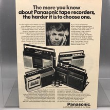 Vintage Magazine Ad Print Design Advertising Panasonic Tape Recorder - $34.65