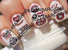 2025 Georgia Bulldogs Love Promo 13 Different Designs Salon Quality Nail... - $251.52 MXN