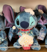 Disney Parks Stitch Attacks Snacks with Popcorn Limited Release Plush Doll NEW