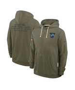 Mens Olive Lions 2025 Salute to Service Sideline Pullover Hoodie - Detroit - €60,42 EUR