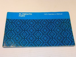 1975 Plymouth Fury Operators Owners Manual  - $35.98